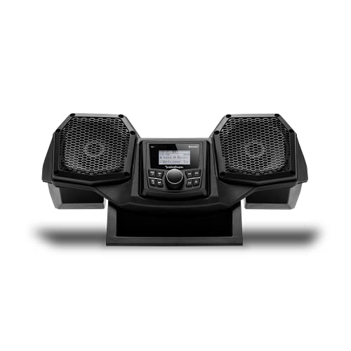 Rockford Fosgate RNGR18-STG1 Audio Kit: All-in-One Dash Housing Pre-Installed with PMX-1 Receiver and 5.25 Rockford Fosgate RNGR18-STG1 Audio Kit: All-in-One Dash Housing Pre-Installed with PMX-1 Receiver and 5.25